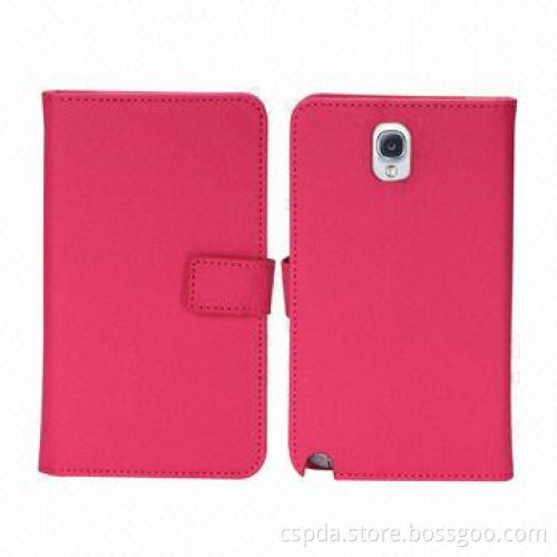 Latest Folio Wallet Leather Cases for Samsung Galaxy Note 3, OEM Orders Welcomed